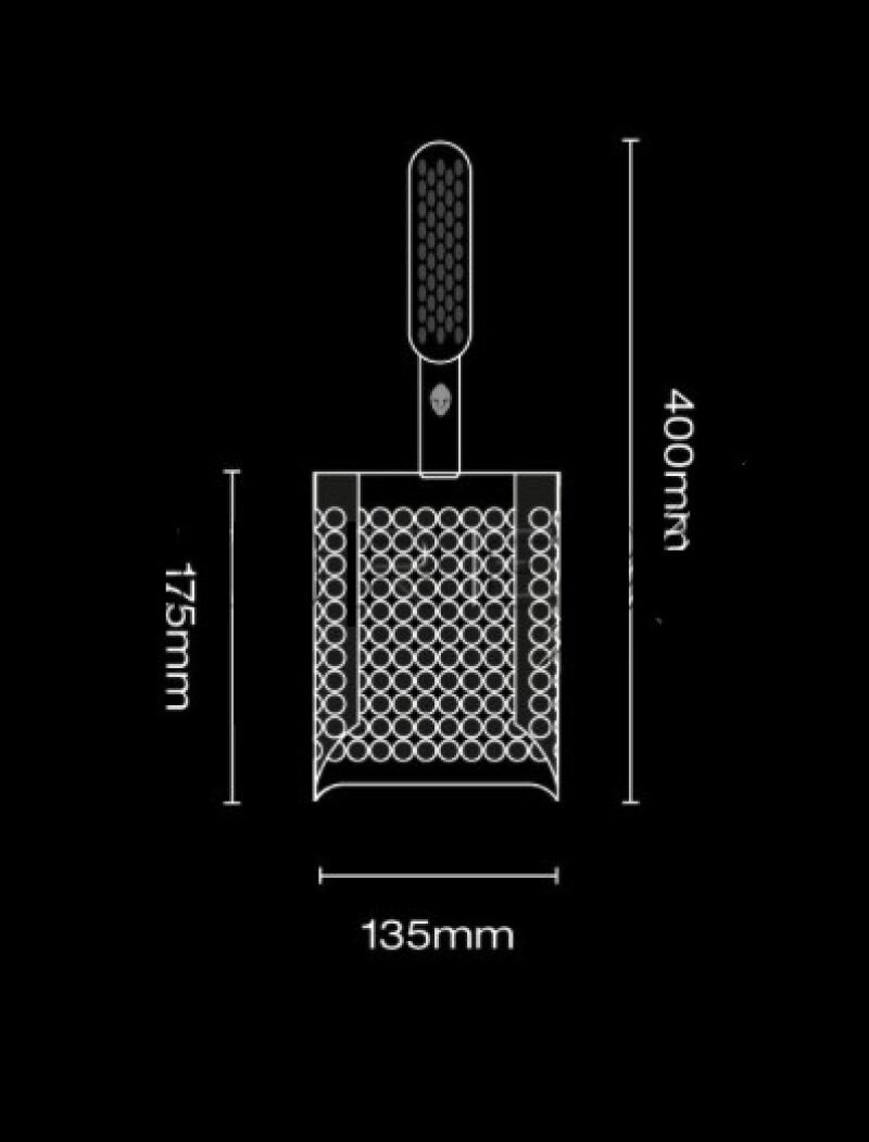 Speciālā lāpsta Black Ada Sandscoop (Black) monētu un dārgumu meklēšanai