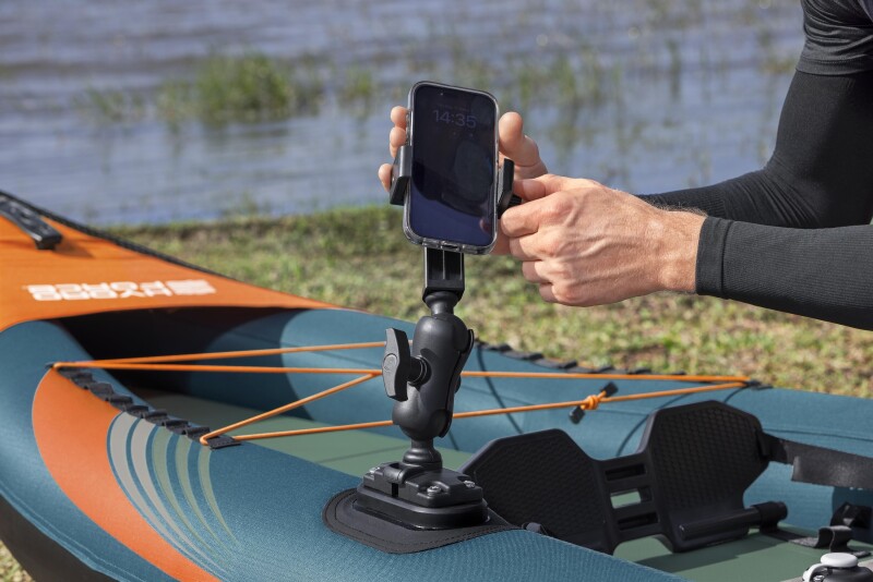 Одноместный рыболовный надувной каяк Bestway Angler Elite X1 380x99x37 cm, 65197