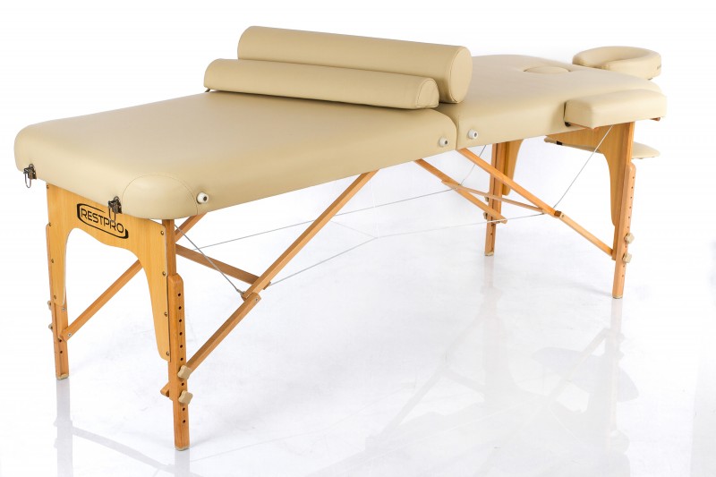 Portable Massage Table + Massage Bolsters RESTPRO® Memory 2 Beige