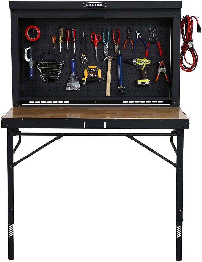 LIFETIME 80421 Folding Wall Mounted Work Table