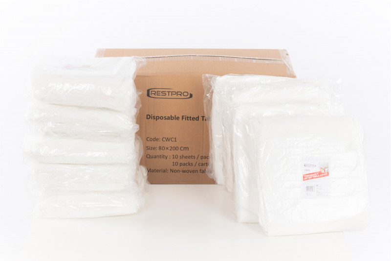 Disposable Fitted Table Cover - 100 pack