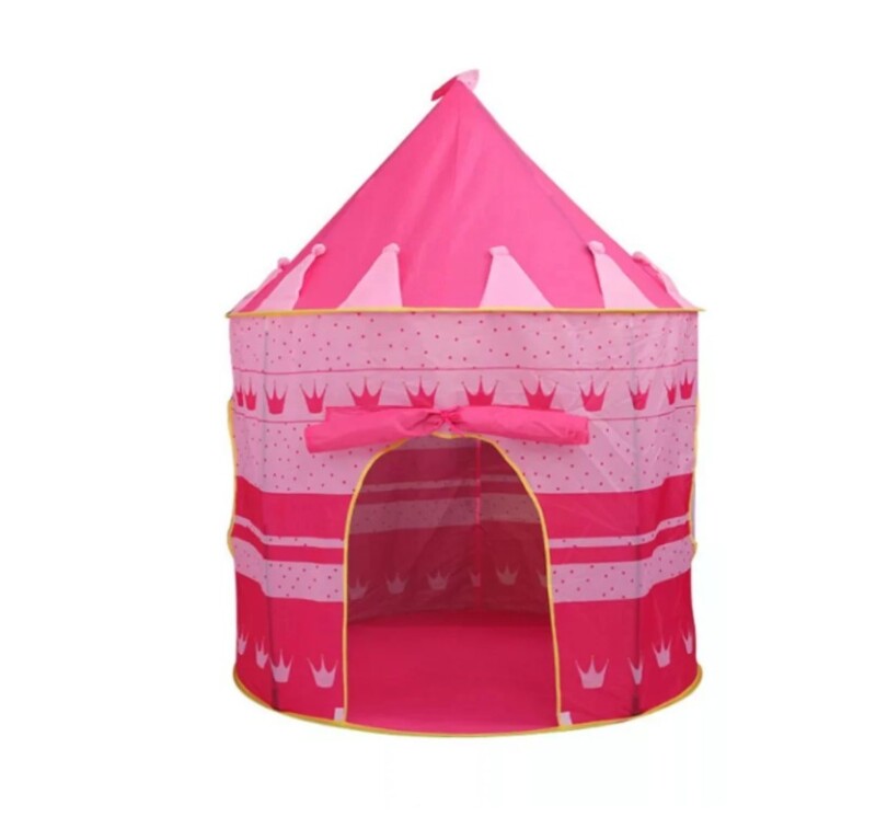 Tent for children – castle / palace, pink 105x105x135 cm