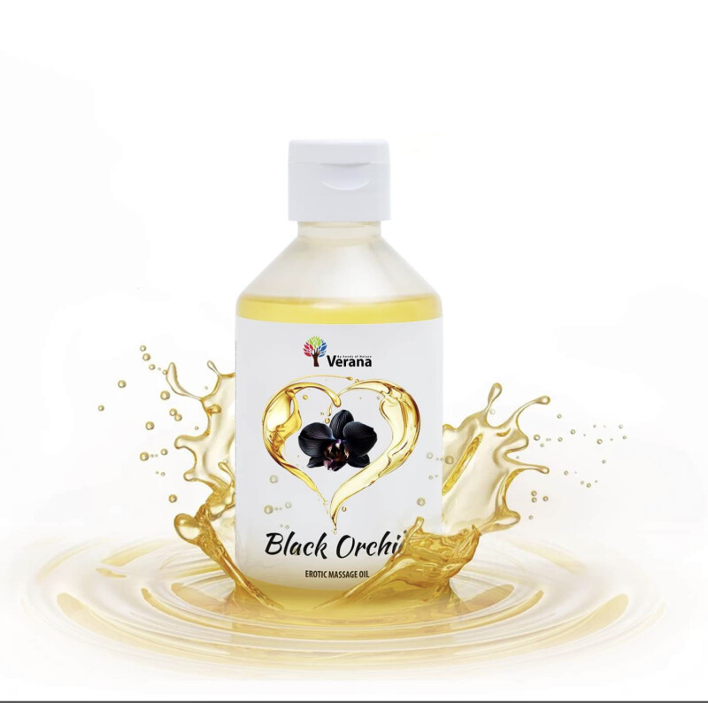 Erotiskās masāžas eļļa Verana, Melnā orhideja 250ml