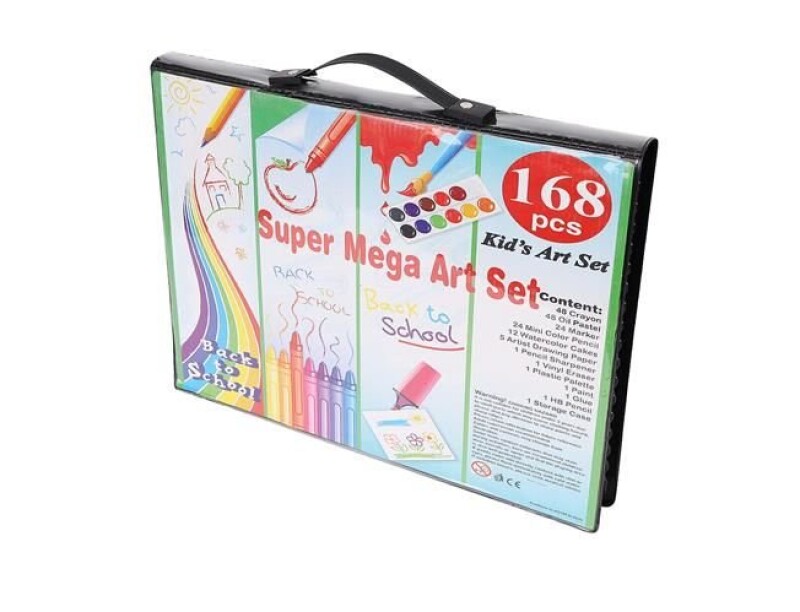 Artistic Painting Set 168pcs + Black Suitcase