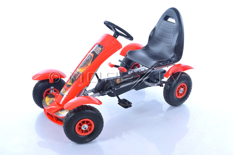 Velokart (Velomobile) Go-Kart F618 Red (4-10 years)