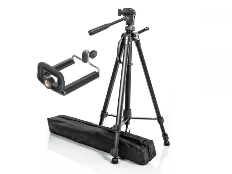 Camera stand Tripod 3D 167 cm with phone holder and case, ST-560 (foto_04102)