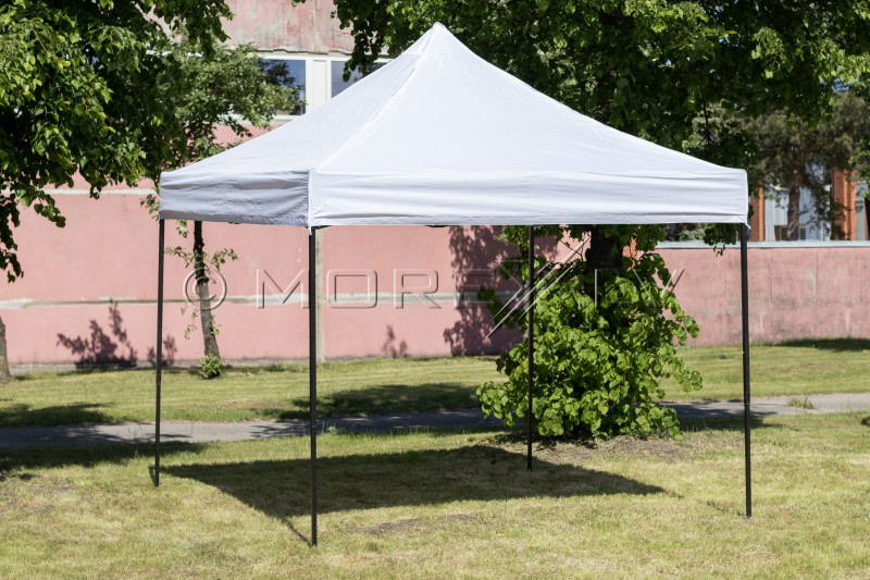 Pop Up Saliekamā nojume 2.92x2.92 m, ar sienām, Balta, H sērija, tērauds (tents, paviljons, telts)