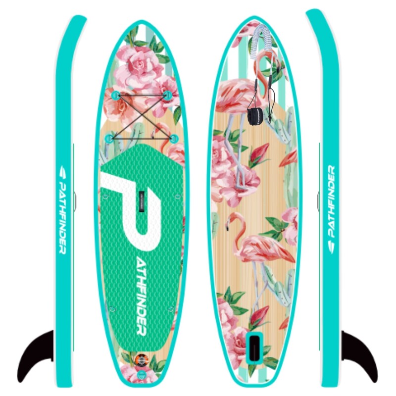 SUP board Pathfinder Flamingo Green 310x82x15 cm 34238