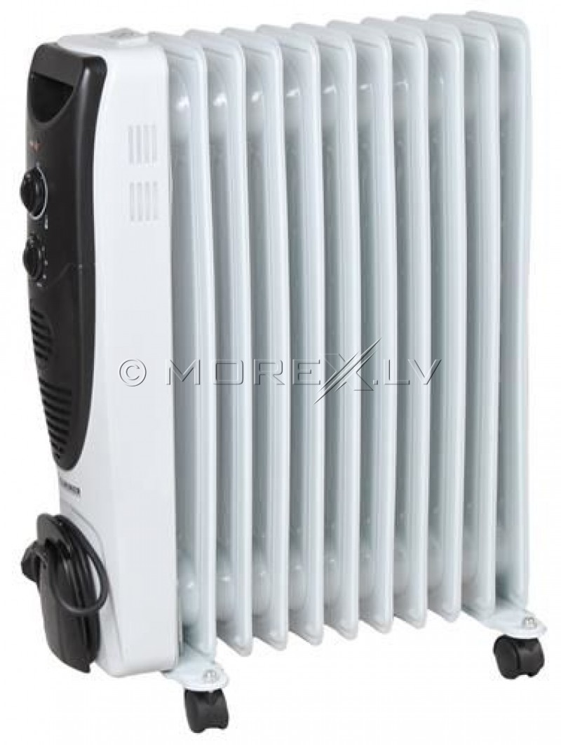 Eļļas radiators 2900W ar termostatu, 11 sekcijas (00002841)
