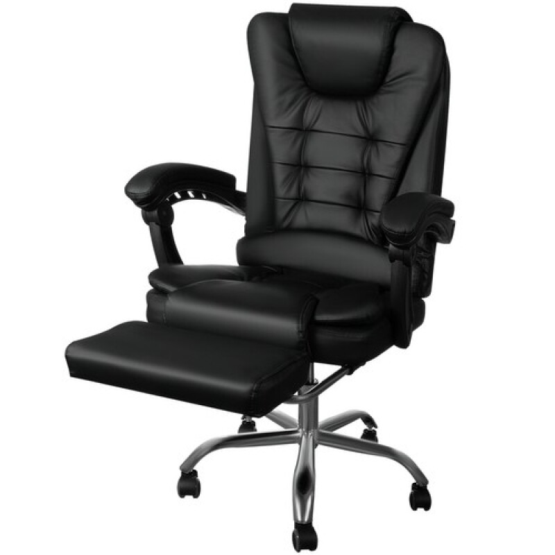 Office Chair with a footrest, black (16224)