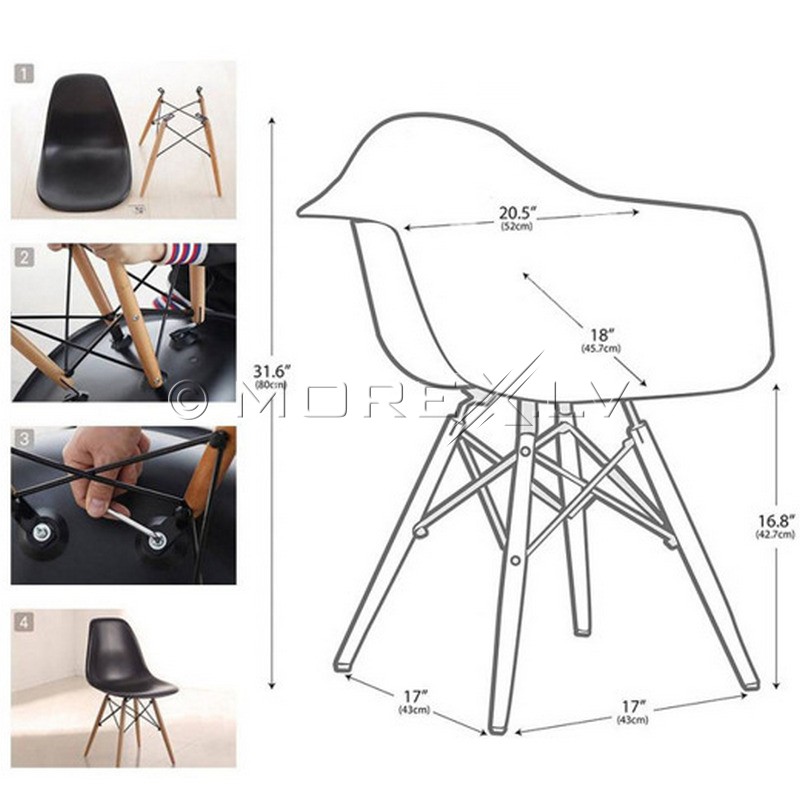 ARIANA chair, white DC04