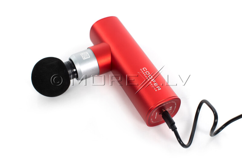 Mini muscle massage gun Hi5 Mini Cooper, with 4 head attachments