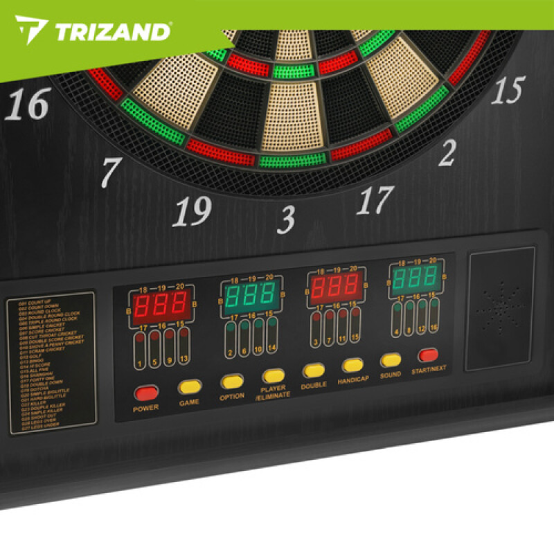 Wooden Electronic Darts Board