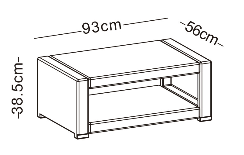 Dārza galds ar rotangpalmas dizainu 93x56x38 cm, tumši pelēks