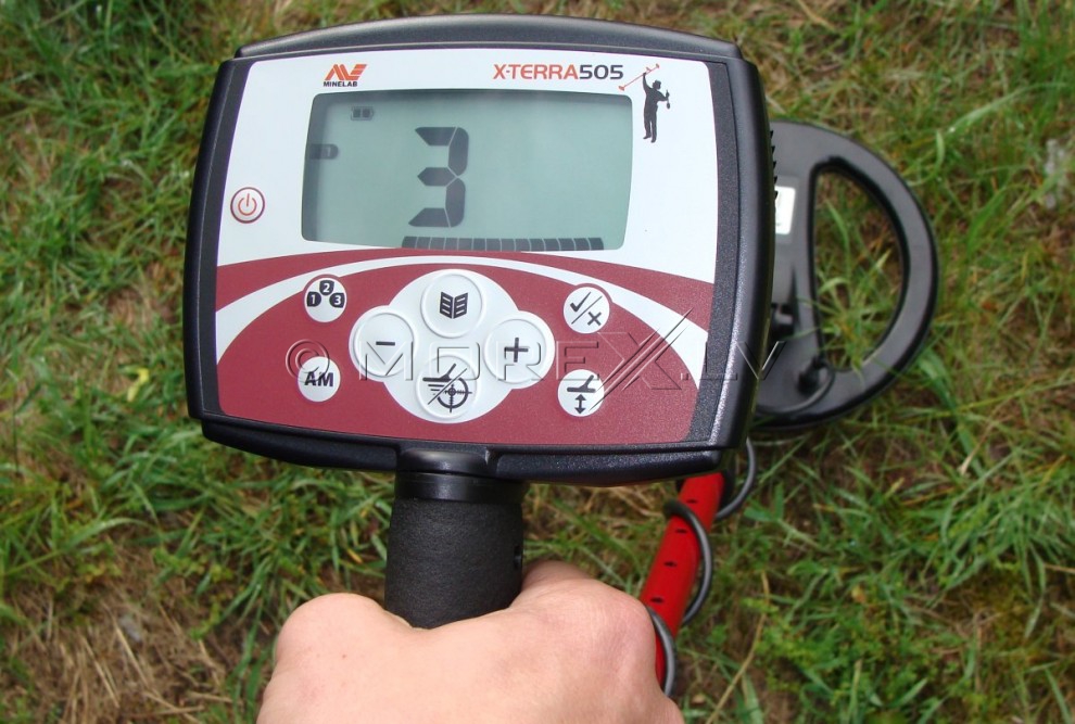 Minelab X-Terra 505 с катушкой 10.5" 7.5kHz DD металлодетектор (3705-0111)
