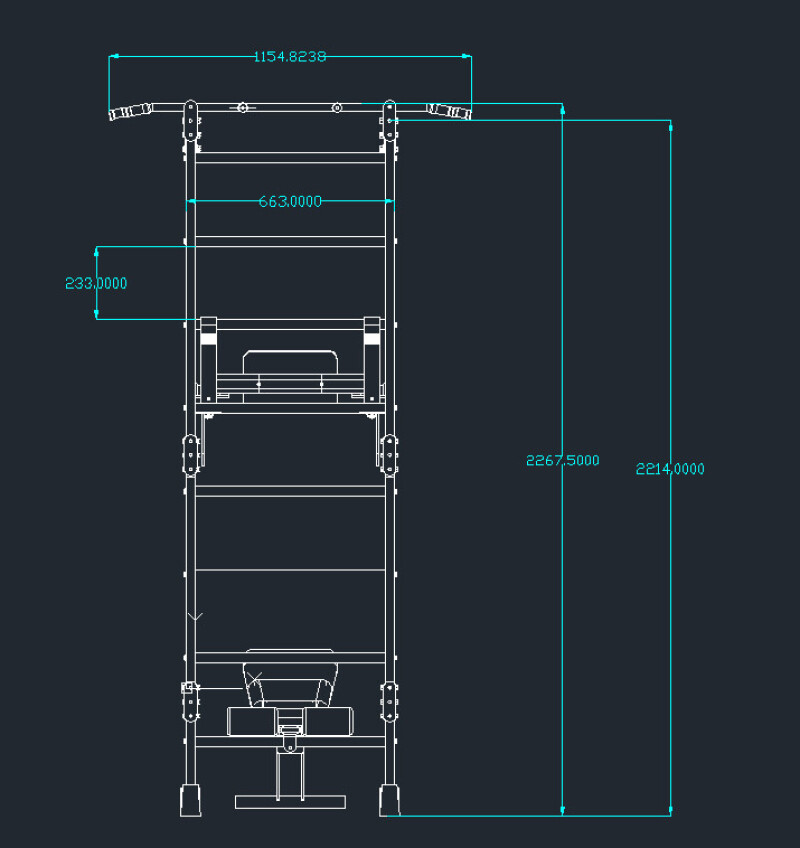 Sporta komplekss zviedru siena STRONG-3 Black