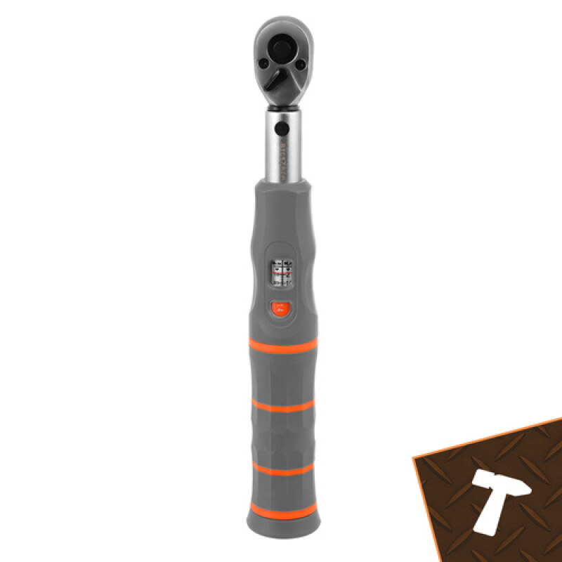 Torque wrench 1/4 2-26 Nm right/left with ratchet