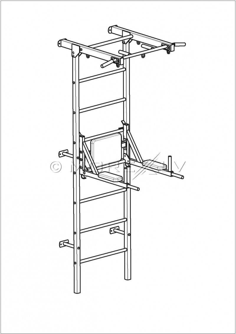 Sporta komplekss Pioner-MCK-3 ar solu