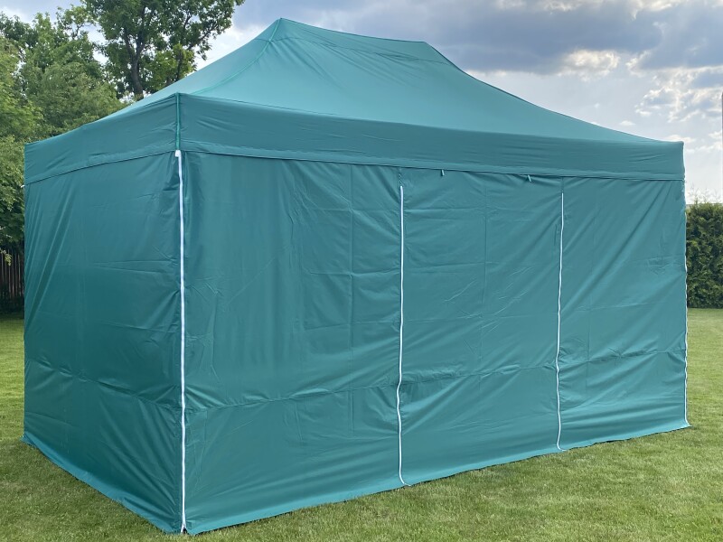 Pop Up portable folding tent enclosure Kit with wall panels 3х4.5 m, N series - aluminum frame 50x50x1.8 mm
