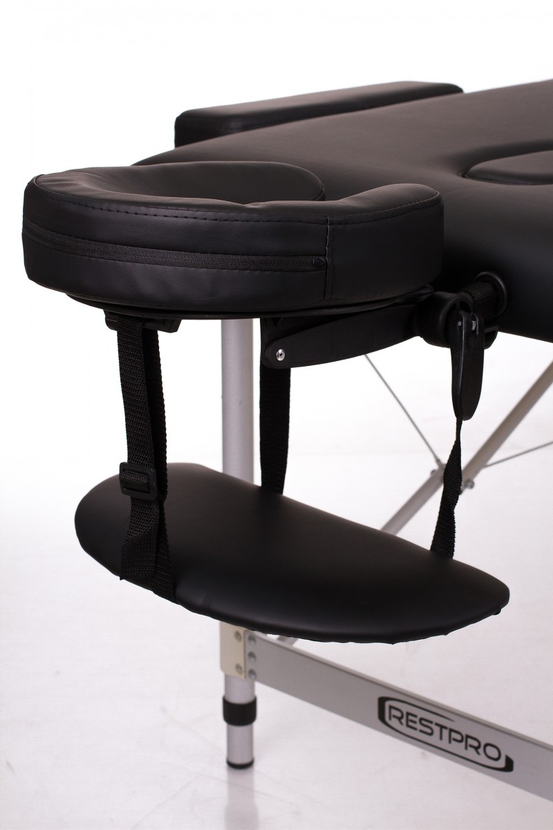 RESTPRO® ALU 2 (L) BLACK портативный массажный стол (кушетка)