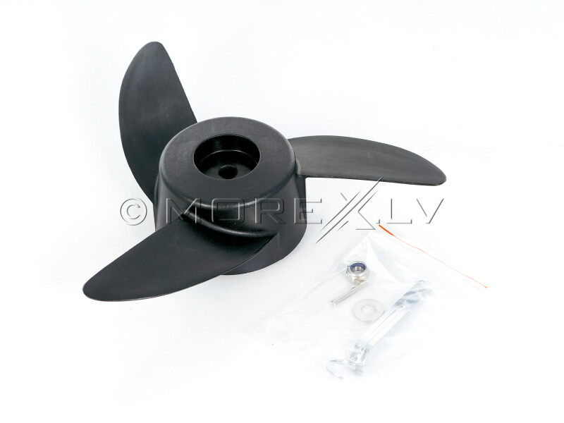 Three-bladed propeller from a boat electric motor NERAUS NRS x55-x62