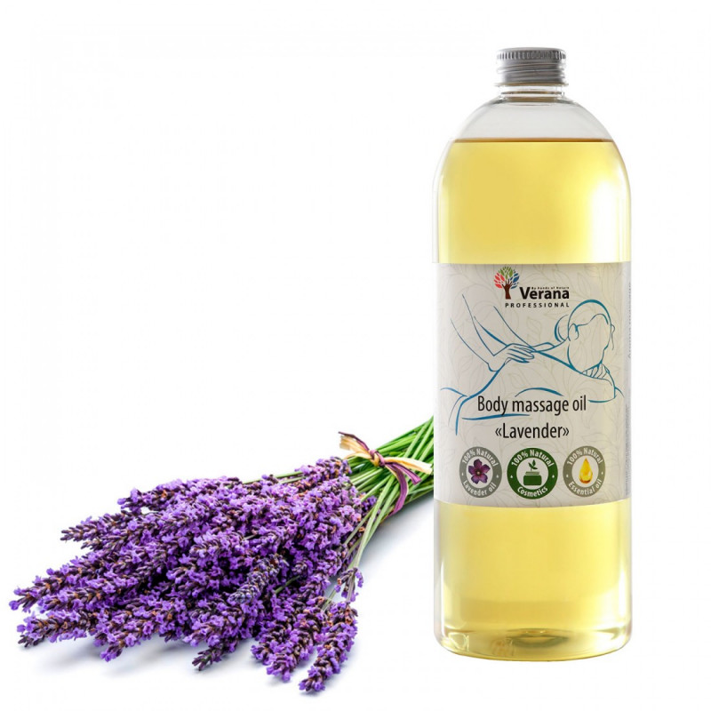 Masāžas eļļa ķermenim Verana Professional «Lavanda», 1 litrs