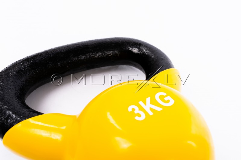 Metal Kettlebell With Vinyl Coating 3 kg