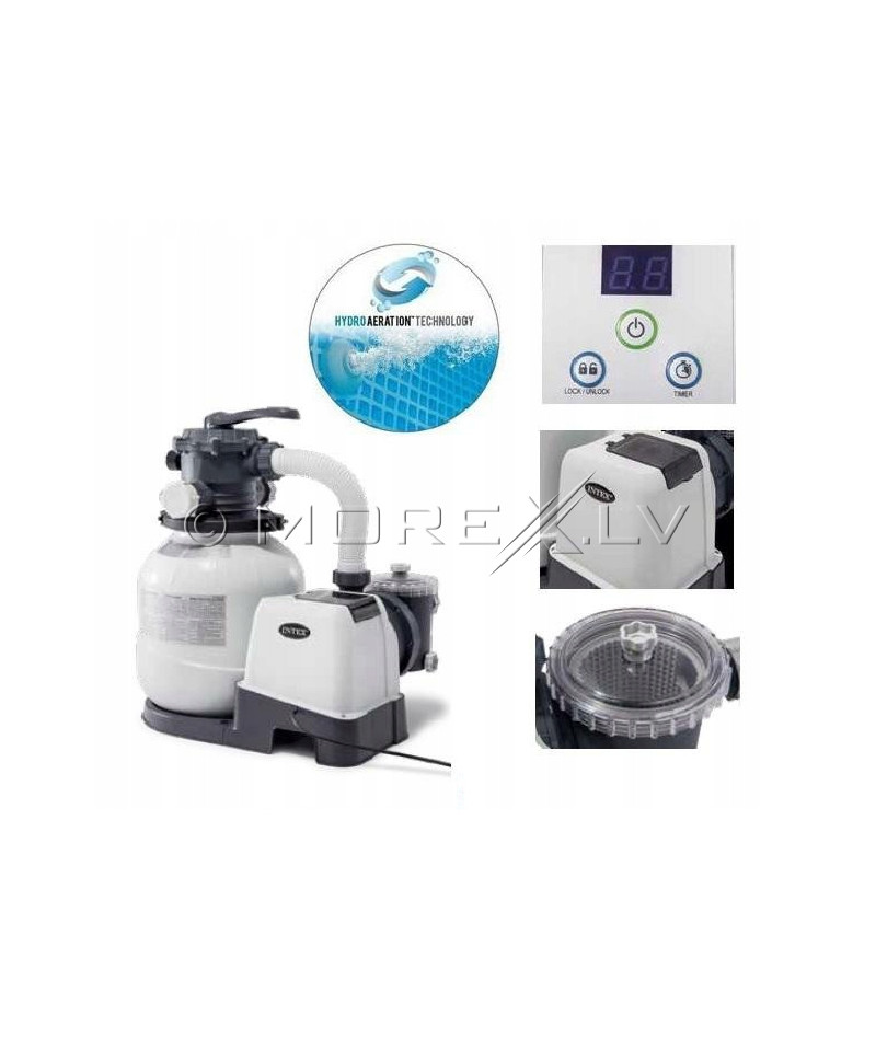 Intex 26646 liivafilter pump 7900 L, paak 23 kg