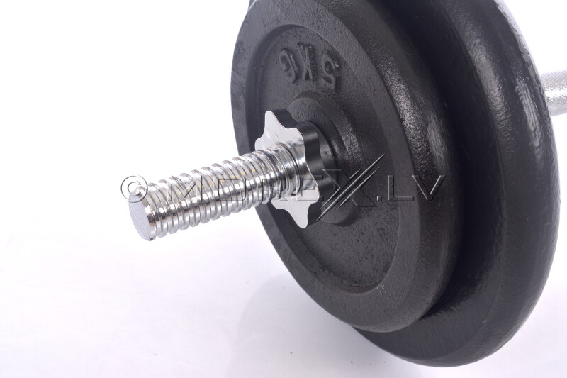 Dumbbell & Metall Barbell Set 57 kg