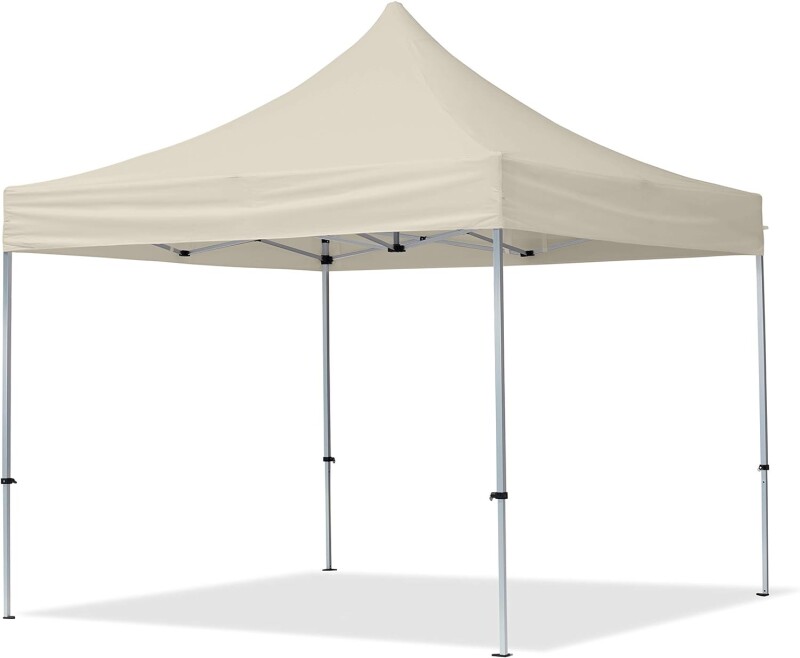 Pop Up Saliekamā nojume 3x3 m, ar sienām, Bēša, X sērija, alumīnijs (tents, paviljons, telts)