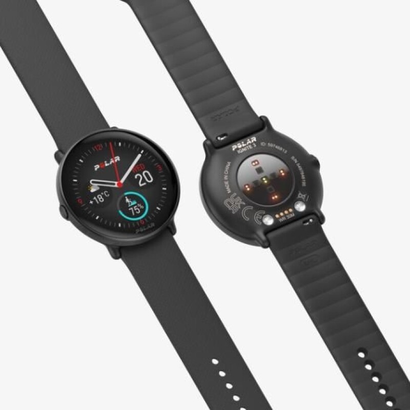 Sport watches POLAR IGNITE 3 NIGHT BLACK, S-L