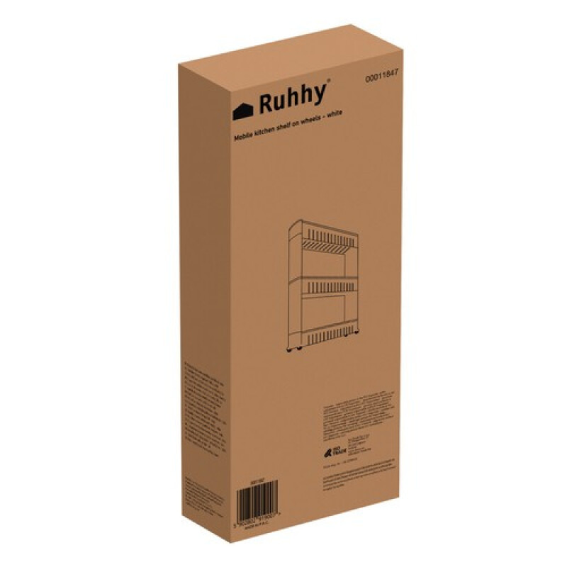 3 level shelf on wheels