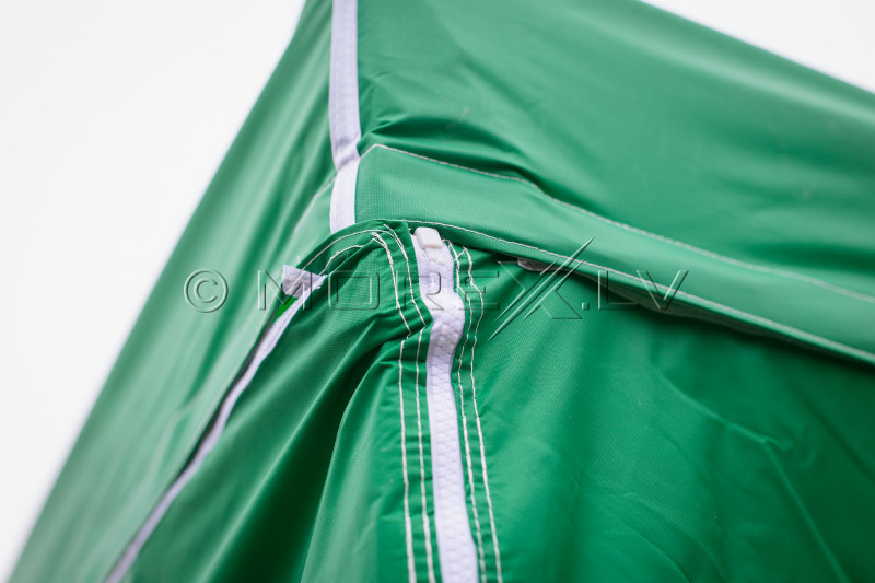 Pop Up Folding tent 2x2 m, with walls, Green, H series, steel (canopy, pavilion, awning)