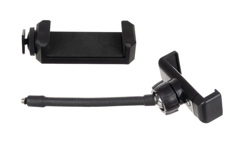 Gredzenveida foto lampa ar statīvu un viedtalruņa turētāju