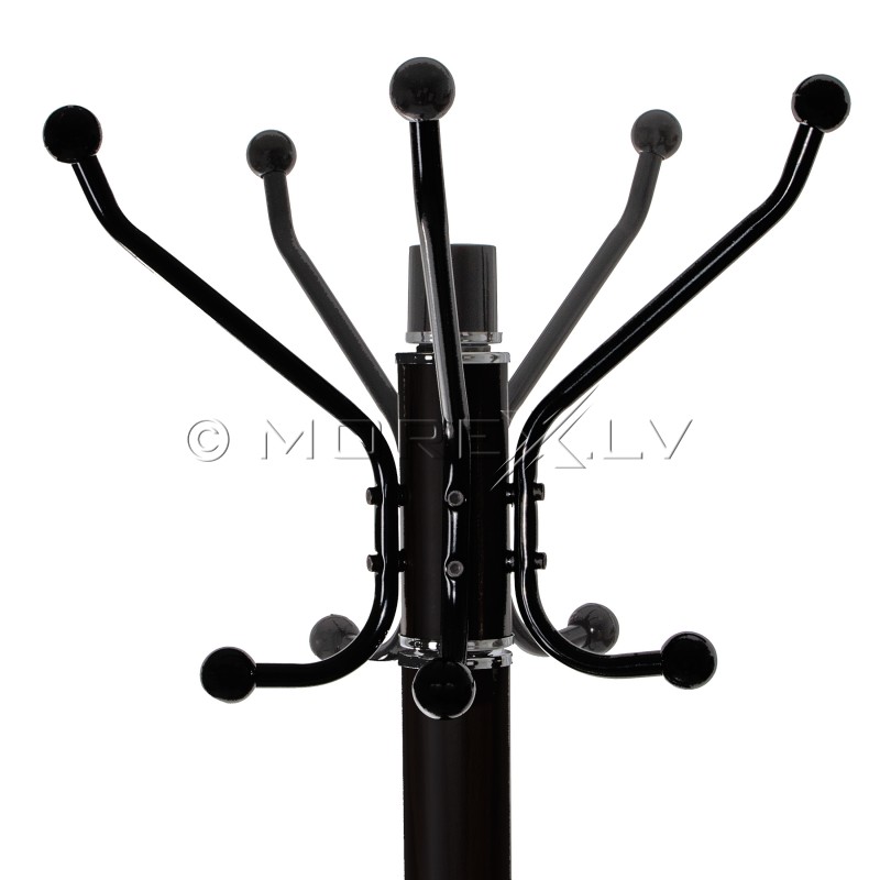 Metāla drēbju pakaramais MCR001 melns