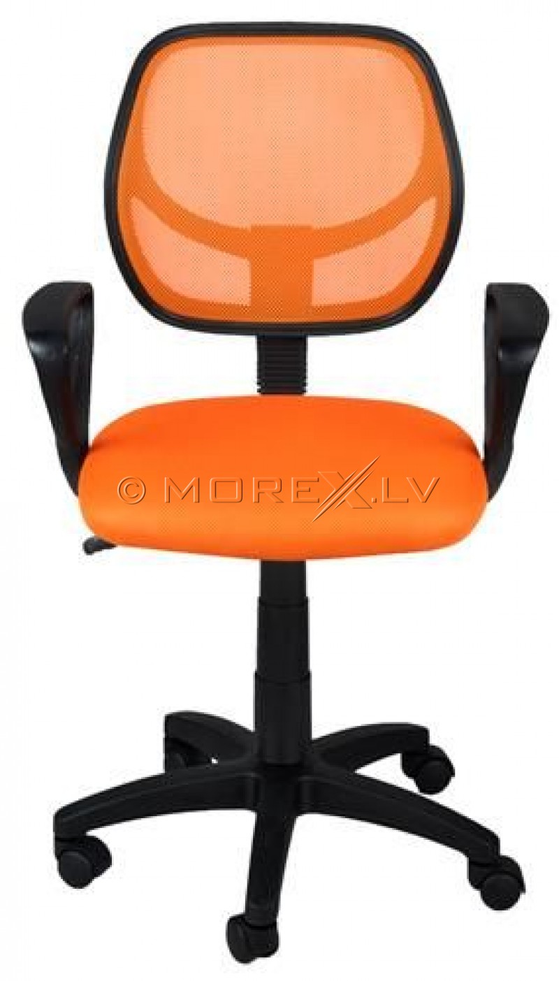 Biuro kėdė su ventiliacija, Oranžinė 2730