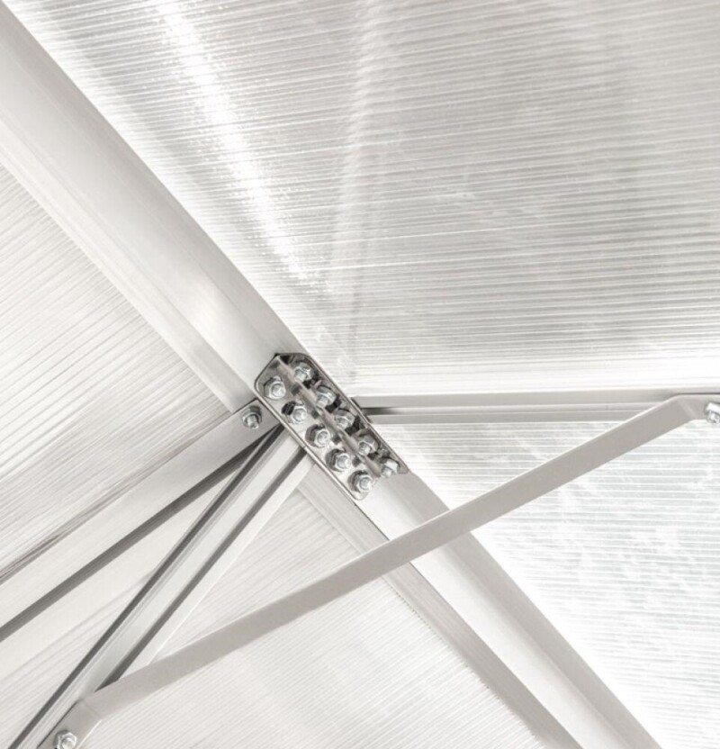 Поликарбонатная теплица 7.22м² (3.8x1.9м)