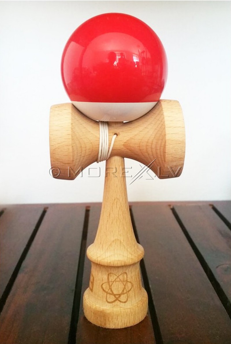 Kendama Aura Red/White Split Beech