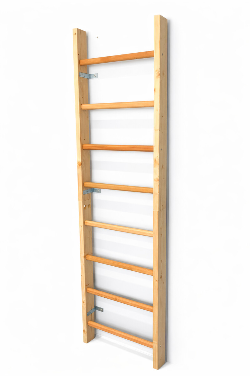 Wooden Swedish ladder RESTPRO® WOOD 230x65 cm with table