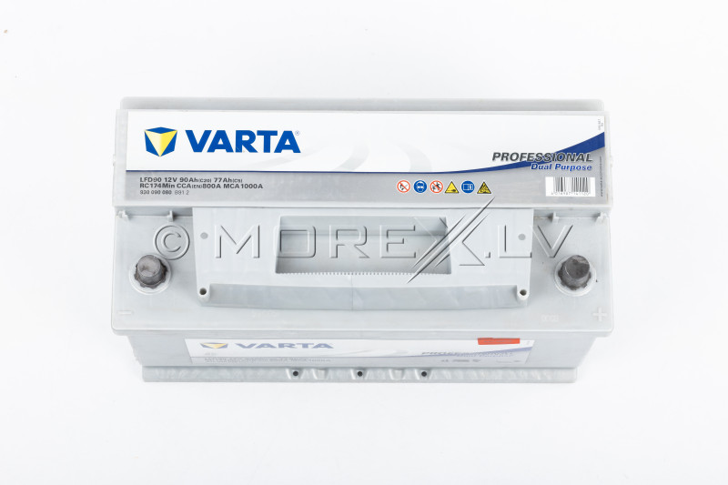 Силовой лодочный аккумулятор VARTA Professional LFD90 90Ah (20h)