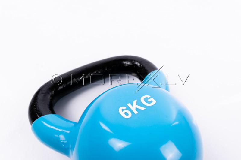 Metal Kettlebell With Vinyl Coating 6 kg