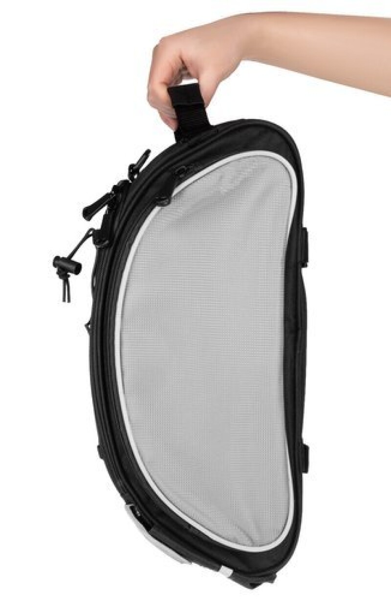 Bag for bicycle (juoda-pilka)