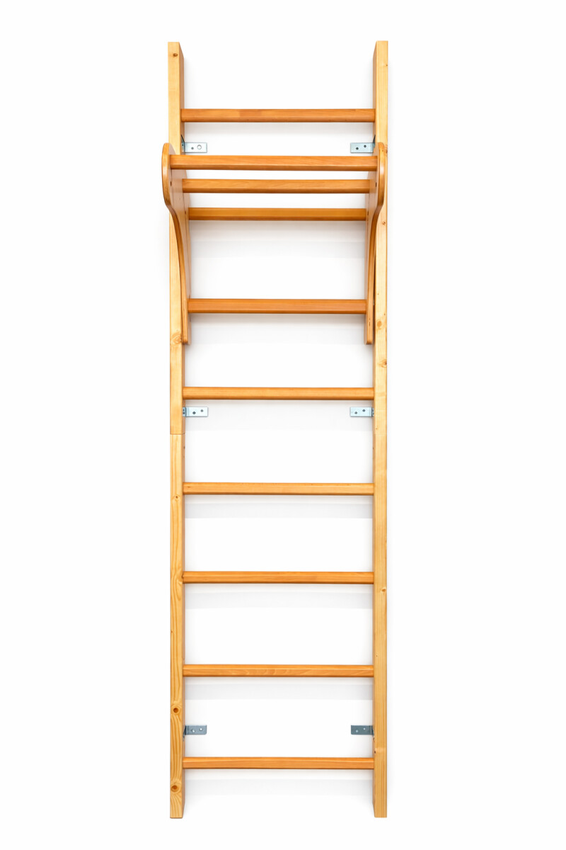 Wooden Swedish ladder RESTPRO® WOOD 230x65 cm with table