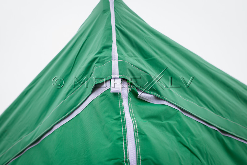 Pop Up Saliekamā nojume 3x4.5 m, ar sienām, Zaļa, X sērija, alumīnijs (tents, paviljons, telts)