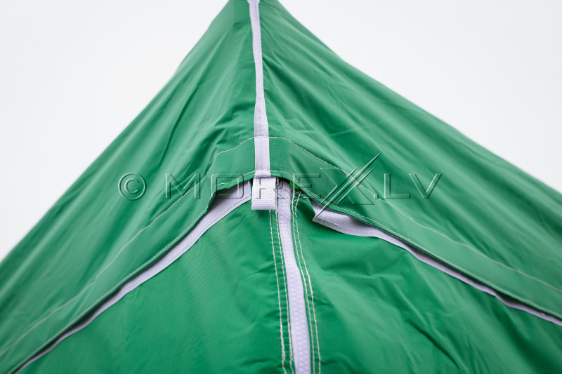 Pop Up Folding awning 3x4.5 m, with walls, Green, X series, aluminum (tent, pavilion, awning)