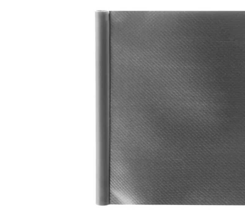 Fencing tape 0,19x35 m 630g/m2, gray