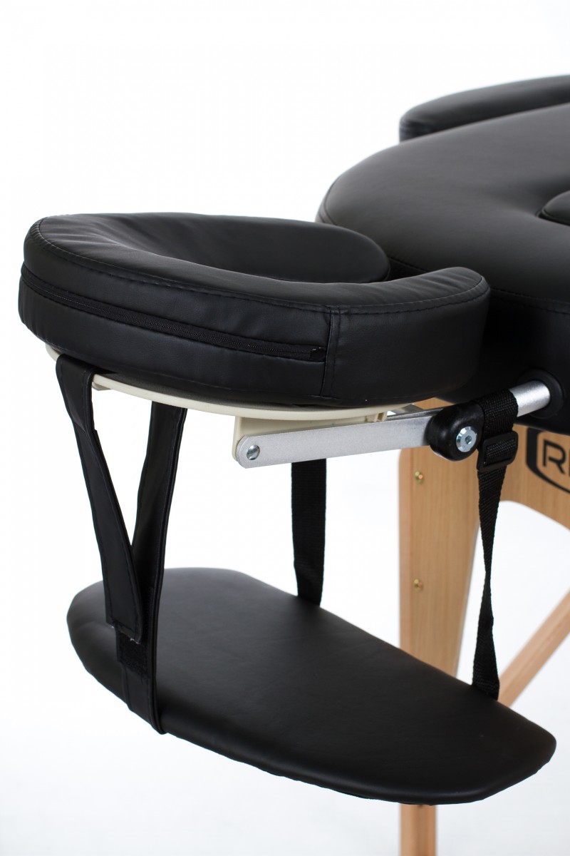 Massage Table + Massage Bolsters RESTPRO® VIP OVAL 3 BLACK