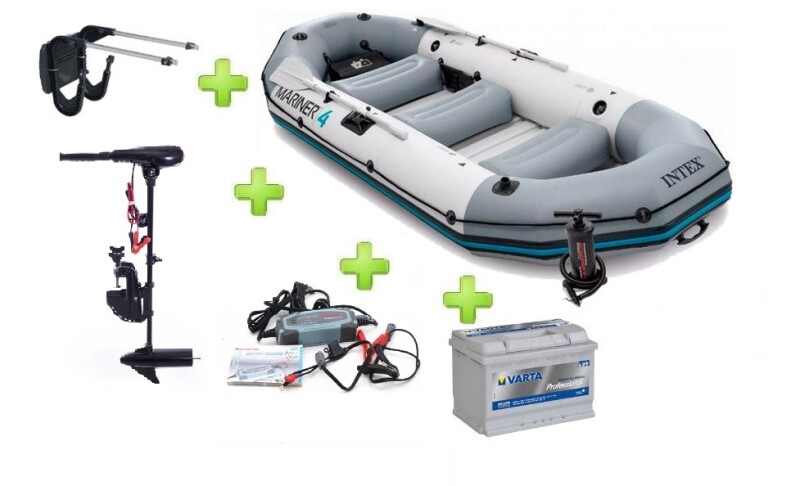 Intex MARINER 4 FULL SET ar Neraus NRS 46X + Varta 90Ah
