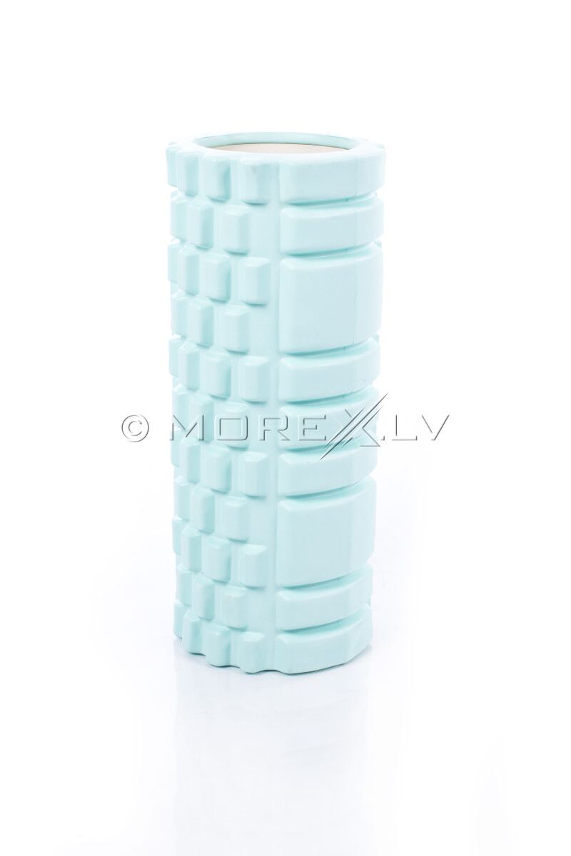 Massage Foam Roller 30x10cm, blue-green