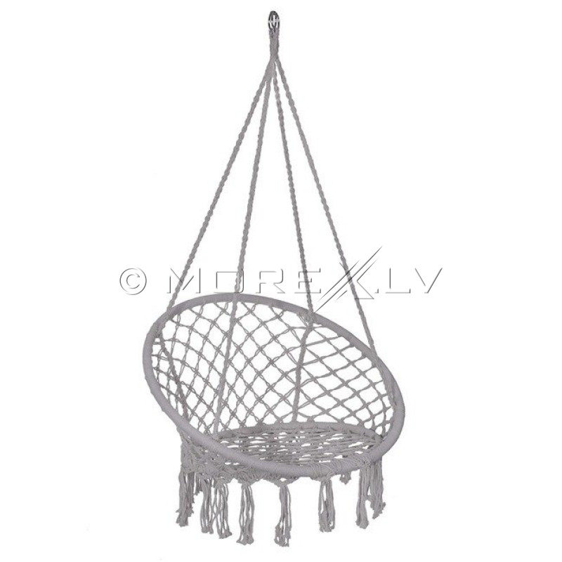 Hanging woven Macrame swing , 60х80х44, round